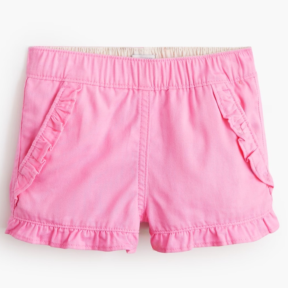 Crewcuts Vibrant Pink High Waist girl Shorts